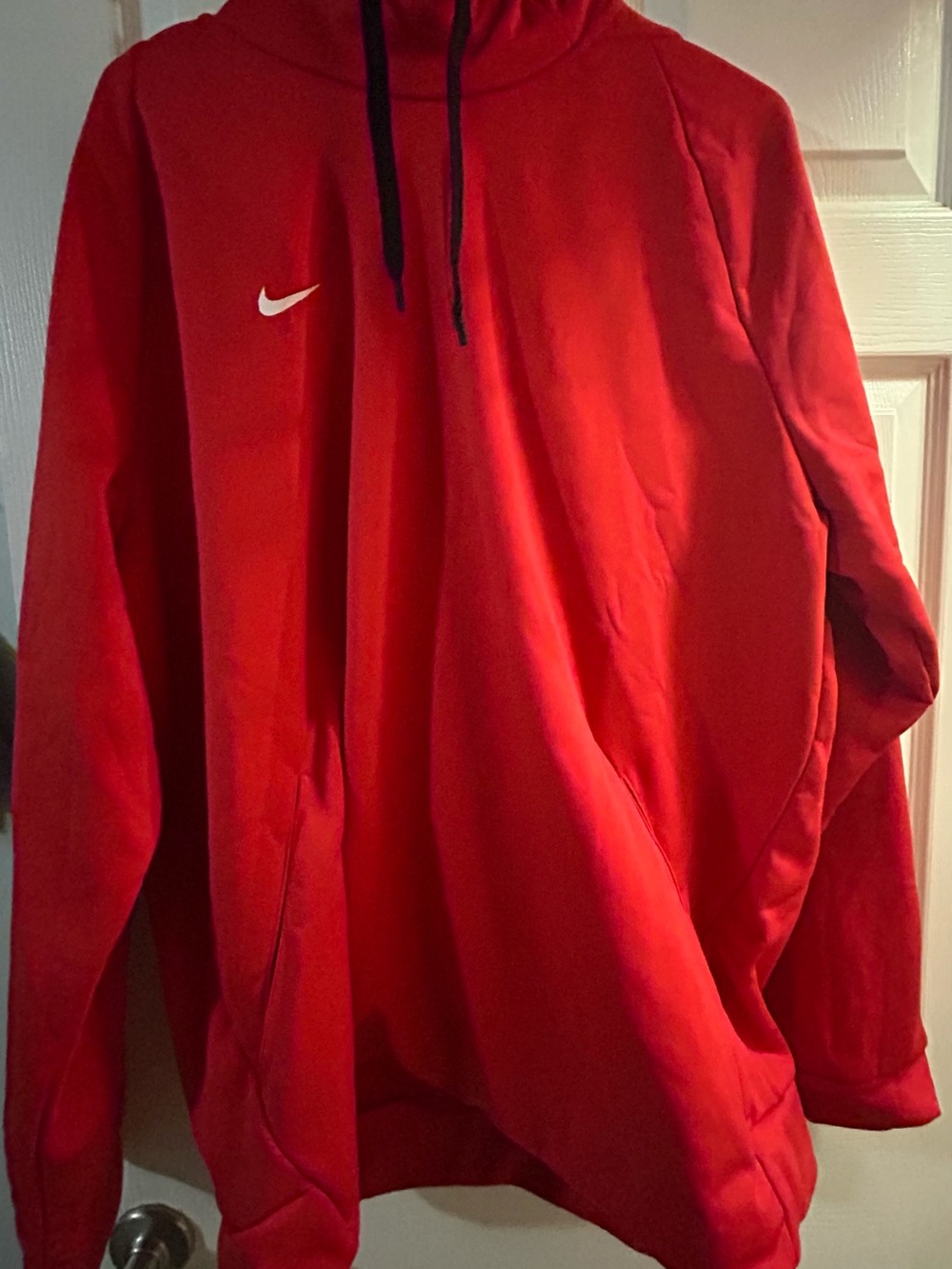 Nike Red Pullover Performance Hoodie Jacket